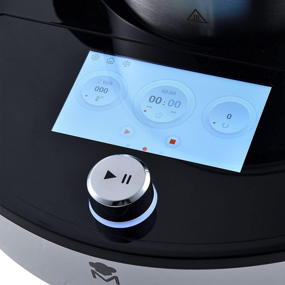 Masterpro Robot de Cocina Táctil- MultiCooker Touch 3,5L, Multifunción, 9 Programas