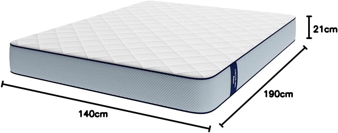 Cecotec Colchón Viscoelástico Flow ViscoCare 1900 140x200