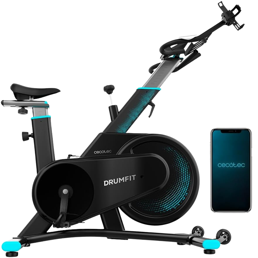 Cecotec Bicicleta Indoor DrumFit Indoor 7000 Magno Connected
