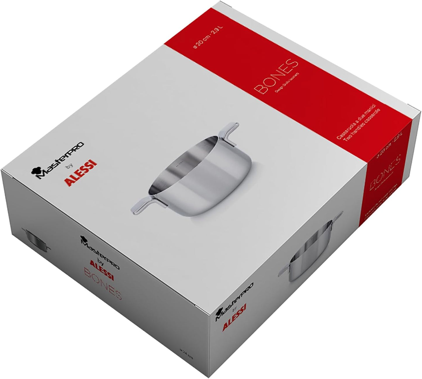 CACEROLA 20X9.5CM ACERO INOX BONES BY ALESSI MP
