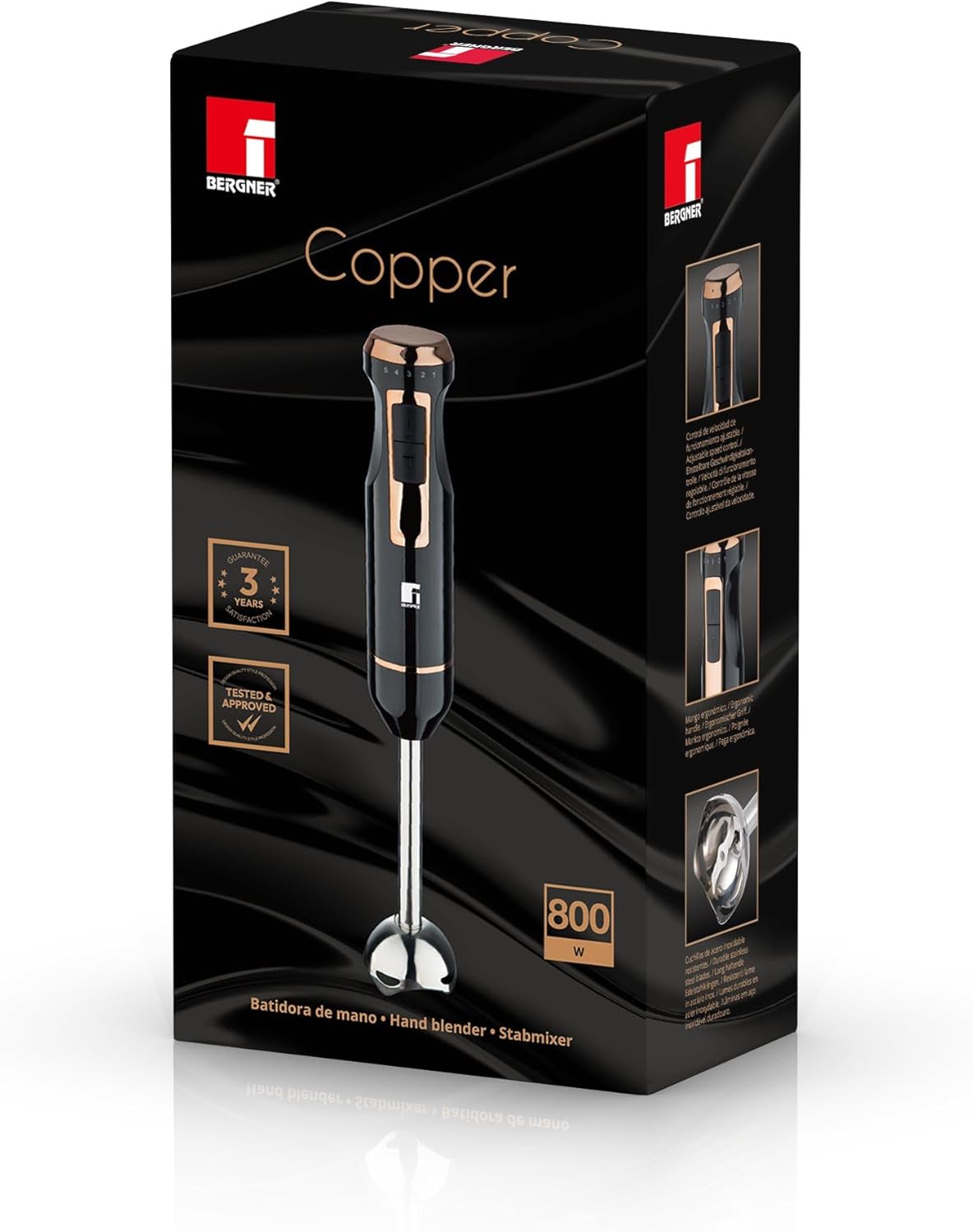 BATIDORA DE MANO 800W COPPER BG