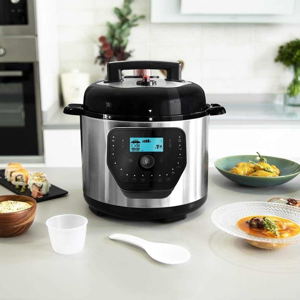 Cecotec Olla Programable GM Modelo H Deluxe. Programable 24 horas, Capacidad 6 litros,Sistema de cocción inteligente