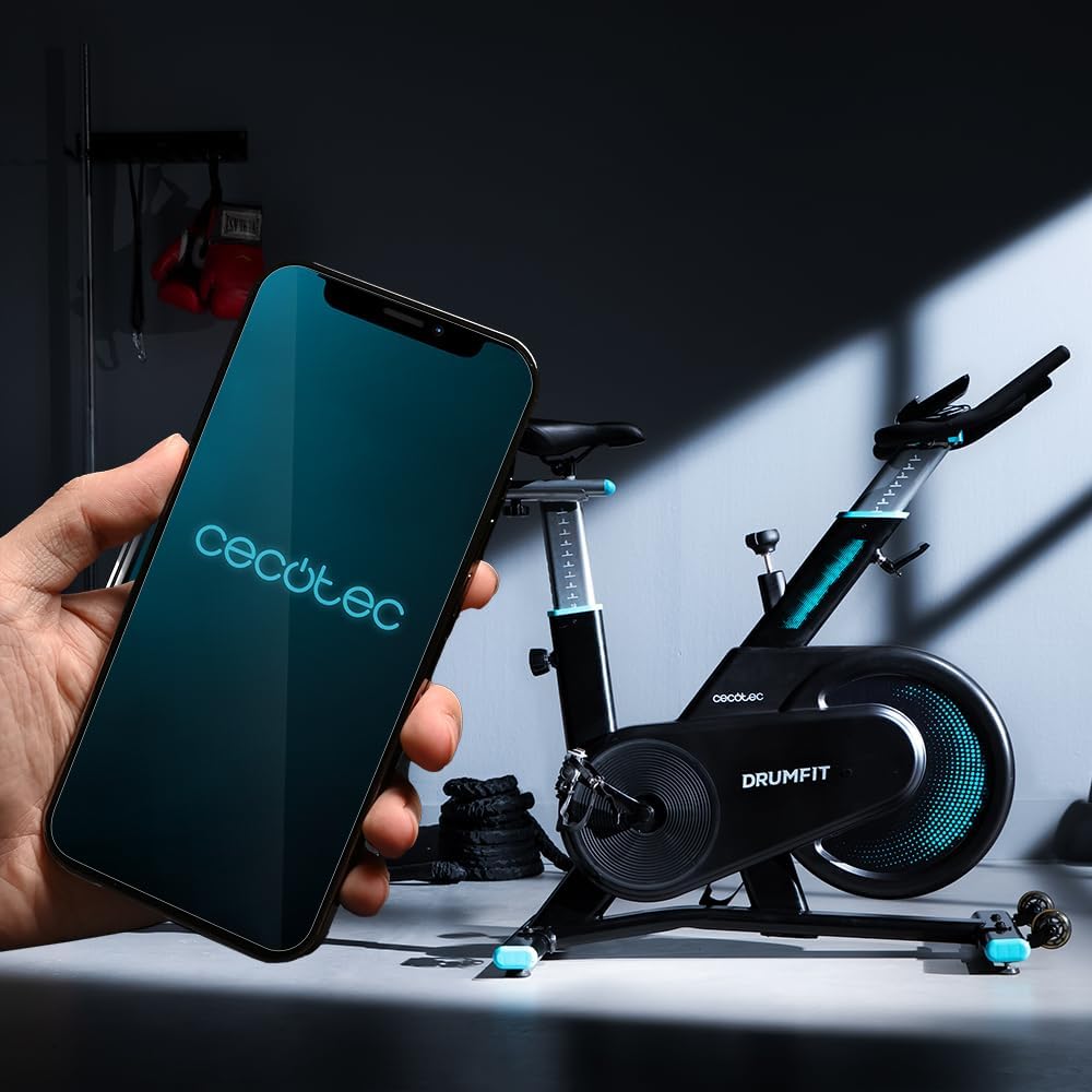 Cecotec Bicicleta Indoor DrumFit Indoor 7000 Magno Connected