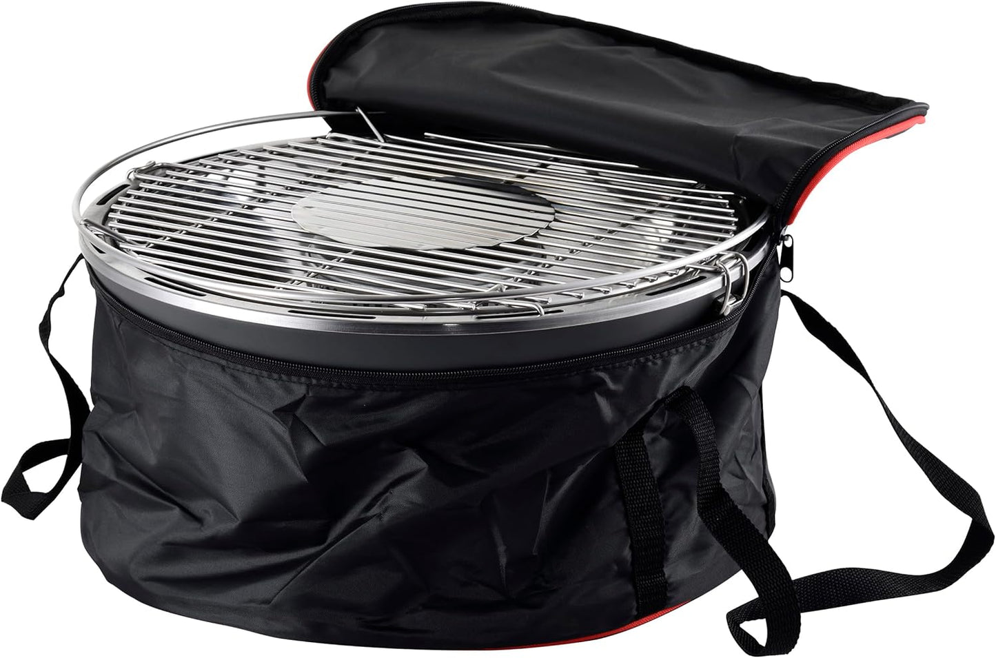 BERGNER Barbacoa de mesa de carbón con ventilador eléctrico