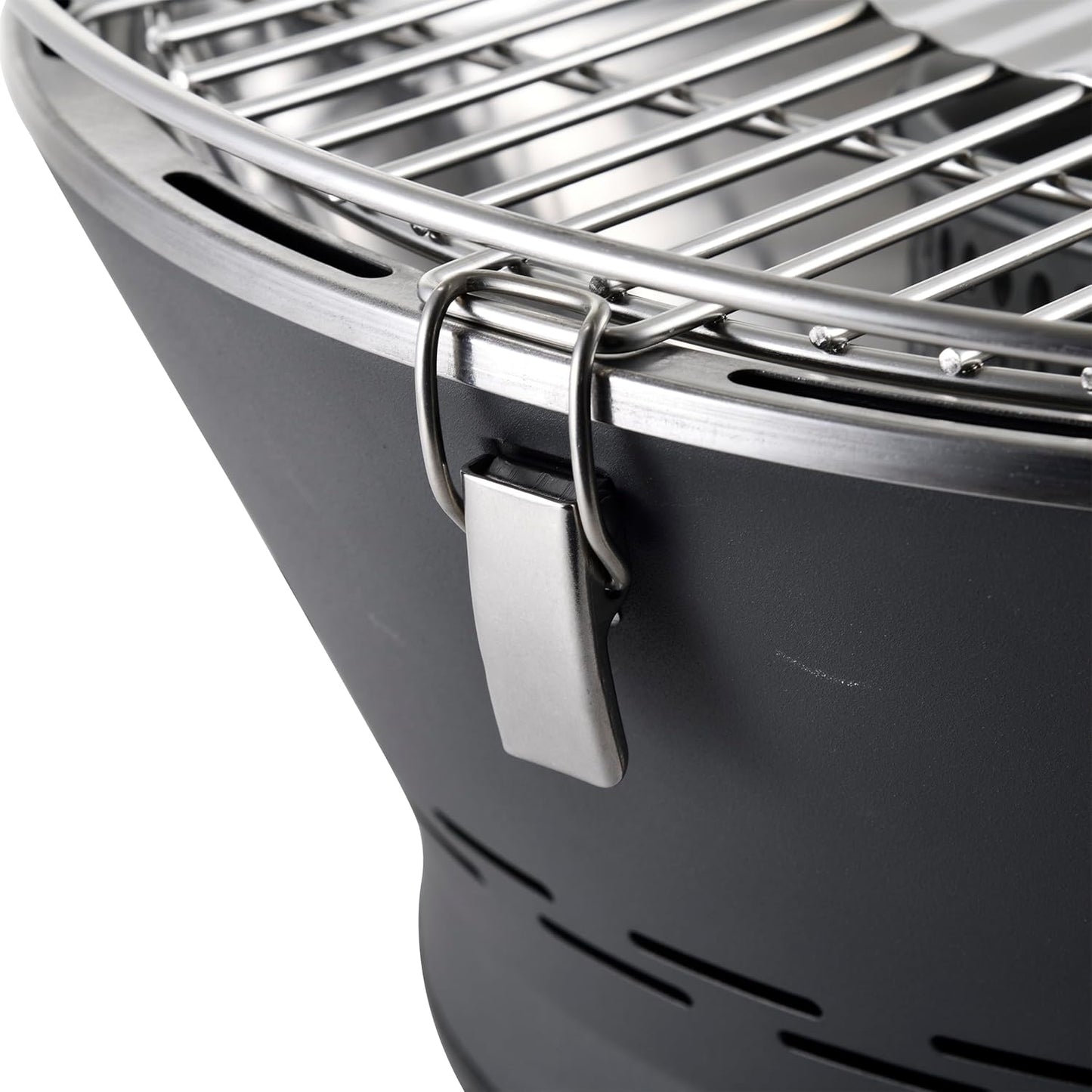 BERGNER Barbacoa de mesa de carbón con ventilador eléctrico