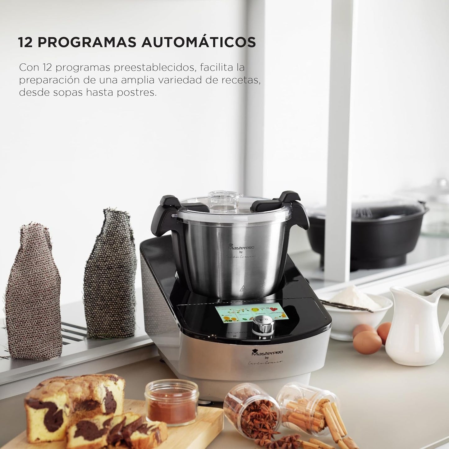 MasterPRO BY CARLO CRACCO - Robot de Cocina 1000W 3.5L