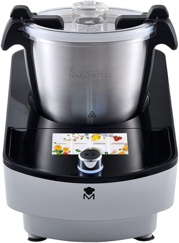 Masterpro Robot de Cocina Táctil- MultiCooker Touch 3,5L, Multifunción, 9 Programas
