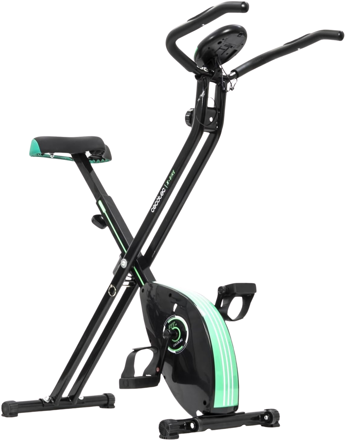 Cecotec Bicicleta Estática Plegable con Volante de Inercia de 2,5 Kg X-Bike