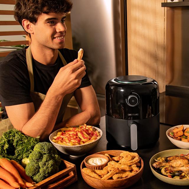 Cecofry Pixel 2500 Freidora sin aceite airfryer 2,5 L manual y compacta con tecnología PerfectCook