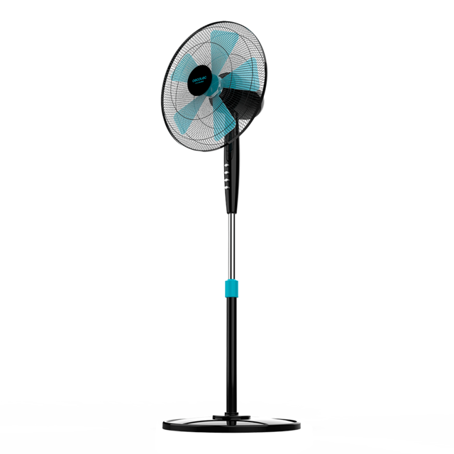 EnergySilence 510. Ventilador de Pie, 40 W, 5 Aspas de 40 cm de diámetro, Oscilante, 3 Velocidades