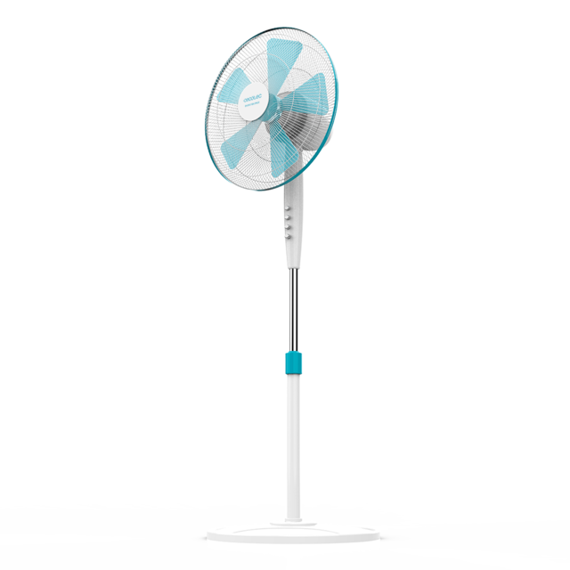 EnergySilence 500 Ventilador de Pie. 40 W, 5 Aspas de 40 cm de diámetro, Oscilante, 3 Velocidades