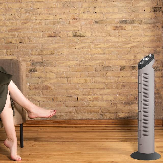 EnergySilence 790 Skyline. Ventilador de Torre con Temporizador, 50 W, 30'' (76cm) de Altura