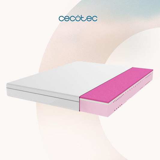 Cecotec Colchón Viscoelástico y Enfundable Flow One 150x190