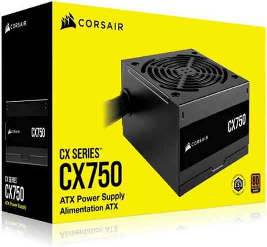Corsair CX750 80 Plus Bronce no Modular de bajo Ruido ATX 750 W Fuente de alimentación