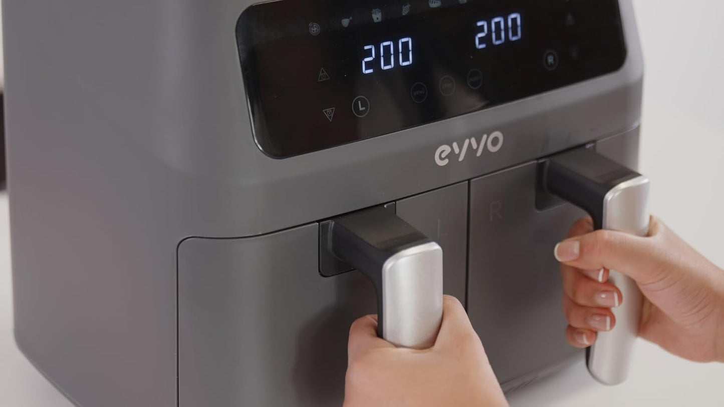 EVVO Freidora Sin Aceite Tasty Fryer 8L - Air Fryer con 2800W