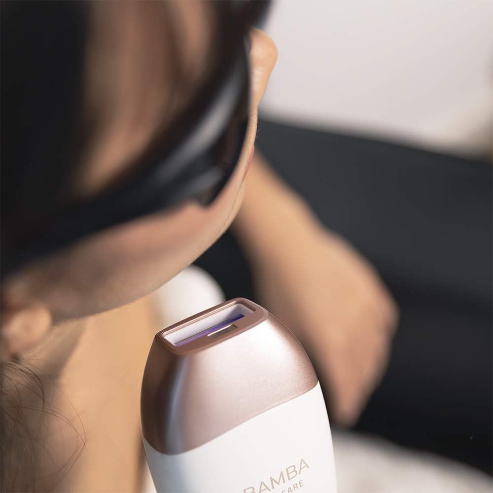 Cecotec Depiladora IPL Bamba SkinCare IPL Quartz. Luz pulsada 120.000 disparos, Lámpara de Cuarzo, Sensor para detección de piel, Diseño compacto
