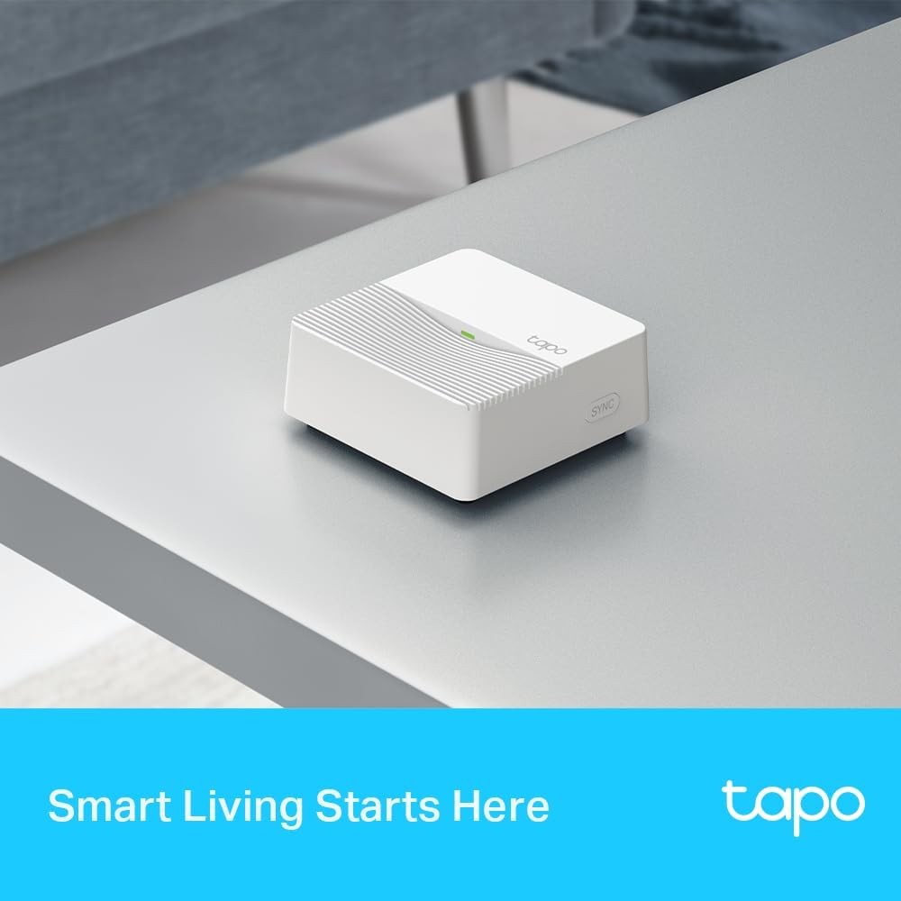 TP-Link Tapo H200 Smart Hub Enlace a WiFi hasta 64 Dispositivos,Compatible con Tapo C420, Tapo C400, Tapo D230 y más, Plug & Play,con 19 Tonos, Control Inteligente centralizado Hogar