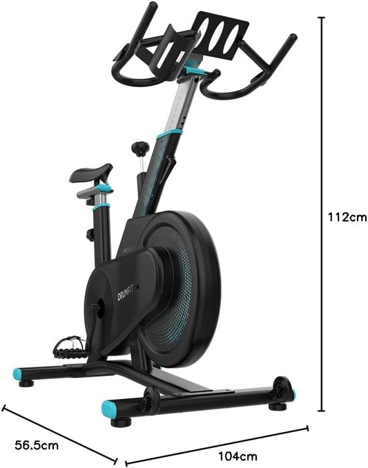 DrumFit Indoor 7000 Magno Connected Bicicleta indoor con resistencia magnética para un entrenamiento silencioso