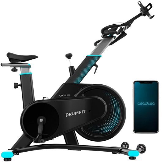Cecotec Bicicleta Indoor DrumFit Indoor 7000 Magno Connected