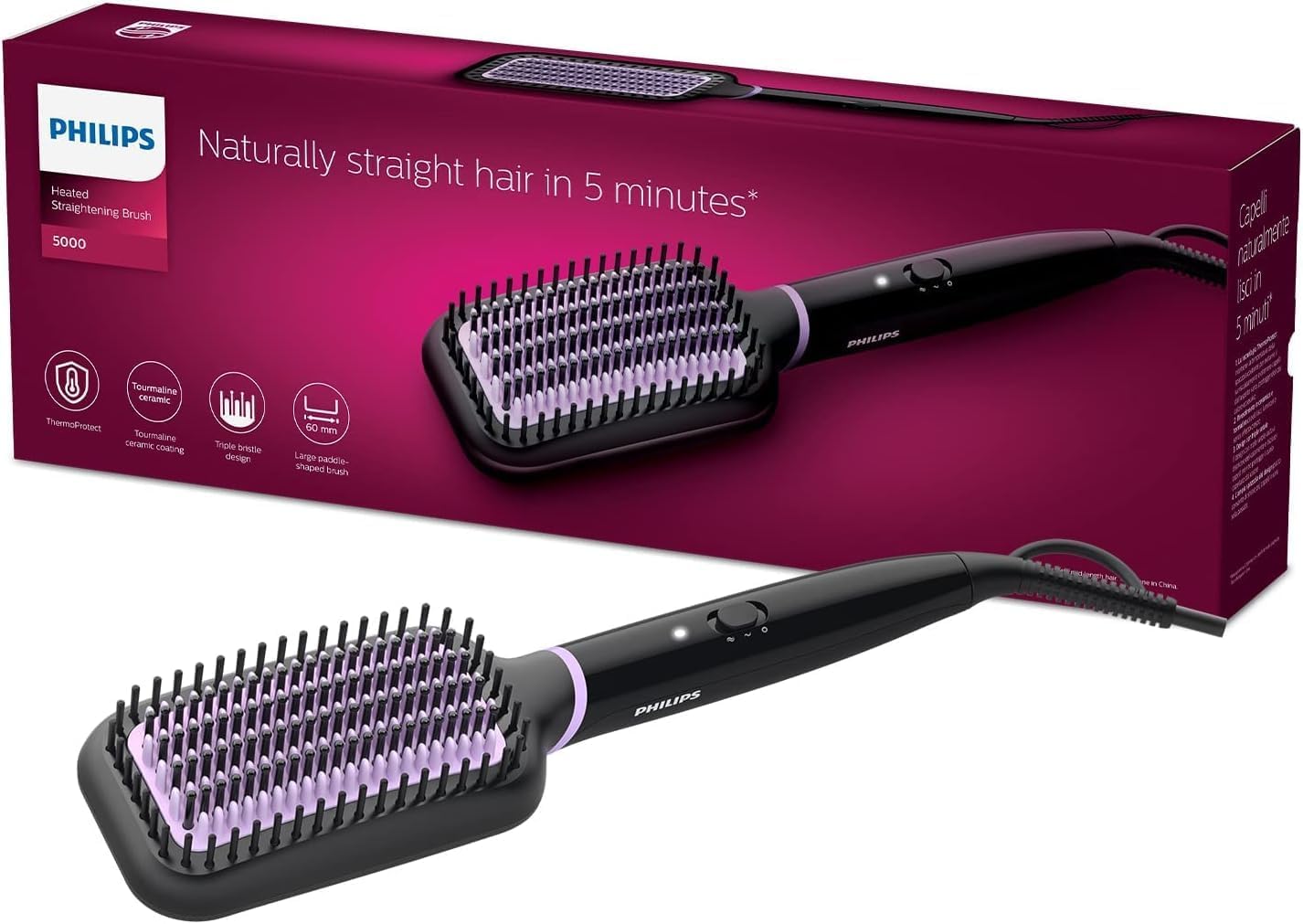 Philips 5000 naturally straight Hair in 5 minutes