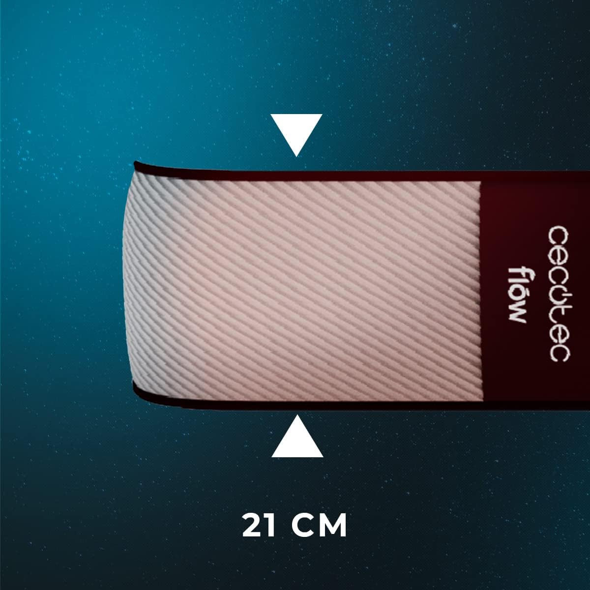Cecotec Colchón Viscoelástico Flow PureVital 1900 Medida 90x200