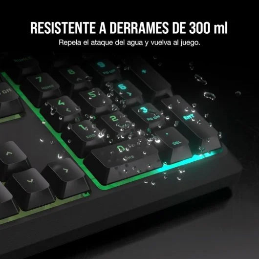 Corsair K55 CORE RGB Teclado Gaming Retroiluminado Negro