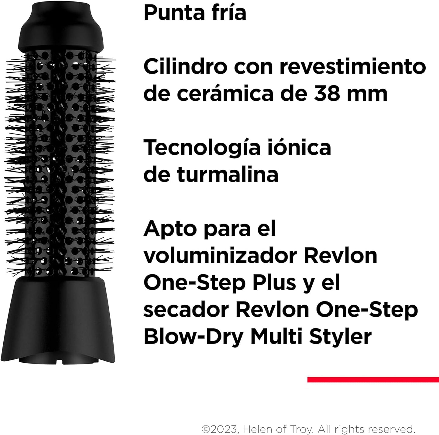 Revlon Cabezal de cepillo redondo de un solo paso