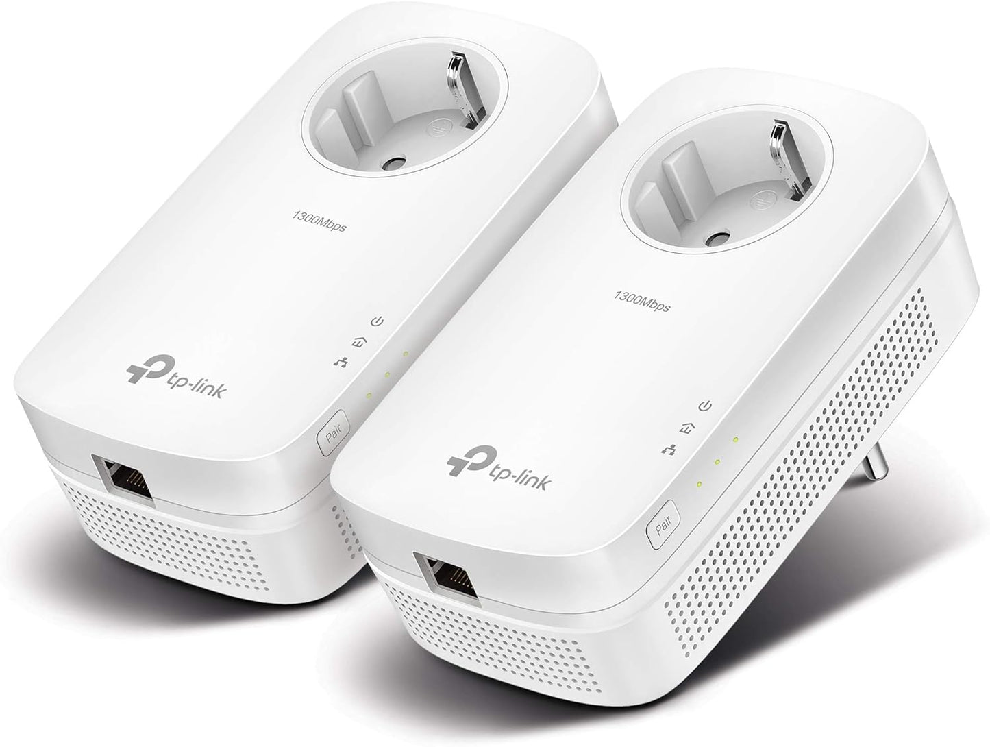 TP-Link TL - PA8010P - Kit de Inicio Powerline Passthrough Gigabit AV1300, 1300 Mbps, Blanco