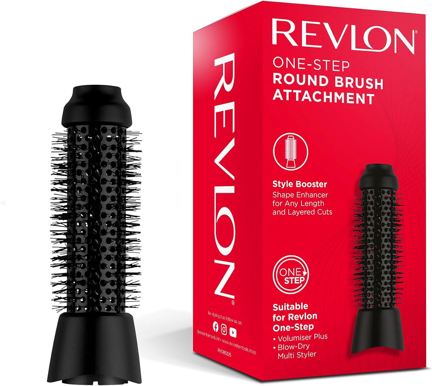 Revlon Cabezal de cepillo redondo de un solo paso