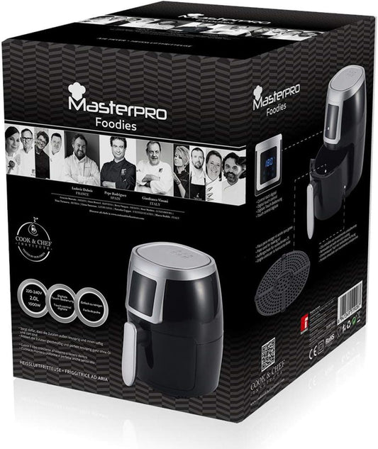 FREIDORA DE AIRE 1000W 2L FOODIES MASTERPRO