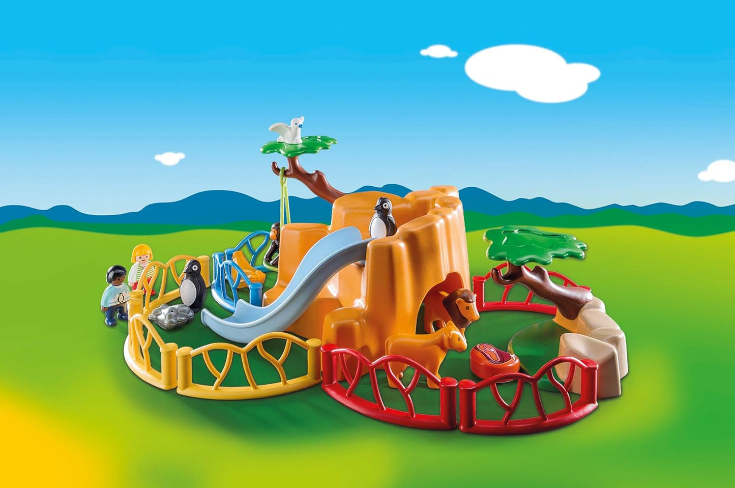 PLAYMOBIL - 1.2.3 Zoo Juguete, Multicolor (geobra Brandstätter 9377)