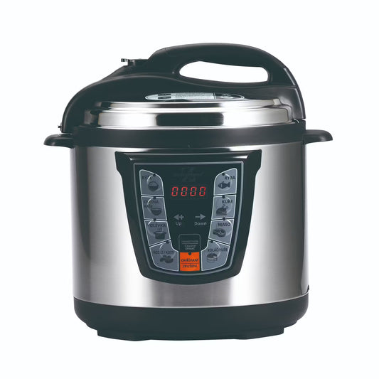 Swiss Home - Olla Express 6L electronica 1000W con accesorios Low Cooker