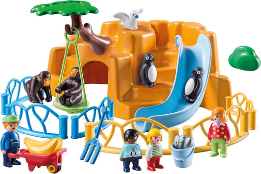 PLAYMOBIL - 1.2.3 Zoo Juguete, Multicolor (geobra Brandstätter 9377)
