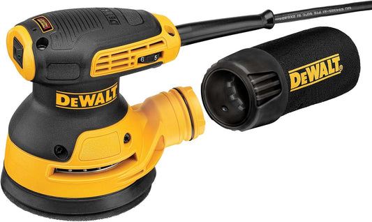 DEWALT DWE6423-QS - Lijadora excéntrica 280W-Ø125mm-12.000 Opm Electrónica, 280 W, 230 V [Clase de eficiencia energética A]