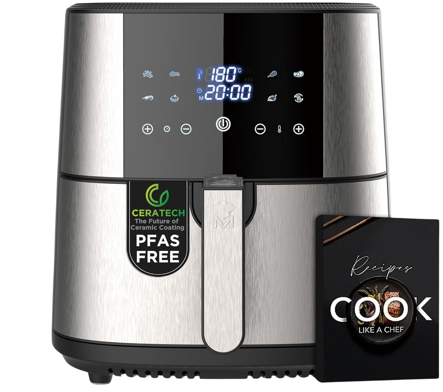 Freidora de Aire Rocket 600 MP (1800 W, 6 L, 8 programas)