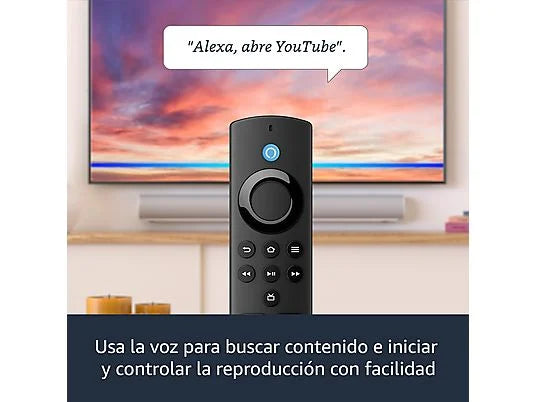 Reproductor multimedia - Amazon Fire TV Stick Lite 2022, Mando por voz Alexa, Full HD, 8 GB, HDMI, Negro