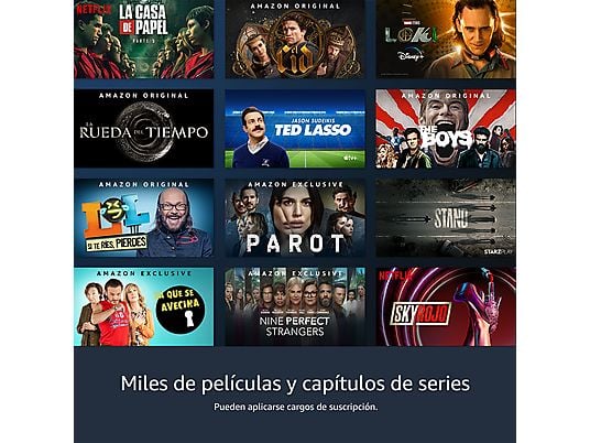 Reproductor multimedia - Amazon Fire TV Stick Lite 2022, Mando por voz Alexa, Full HD, 8 GB, HDMI, Negro