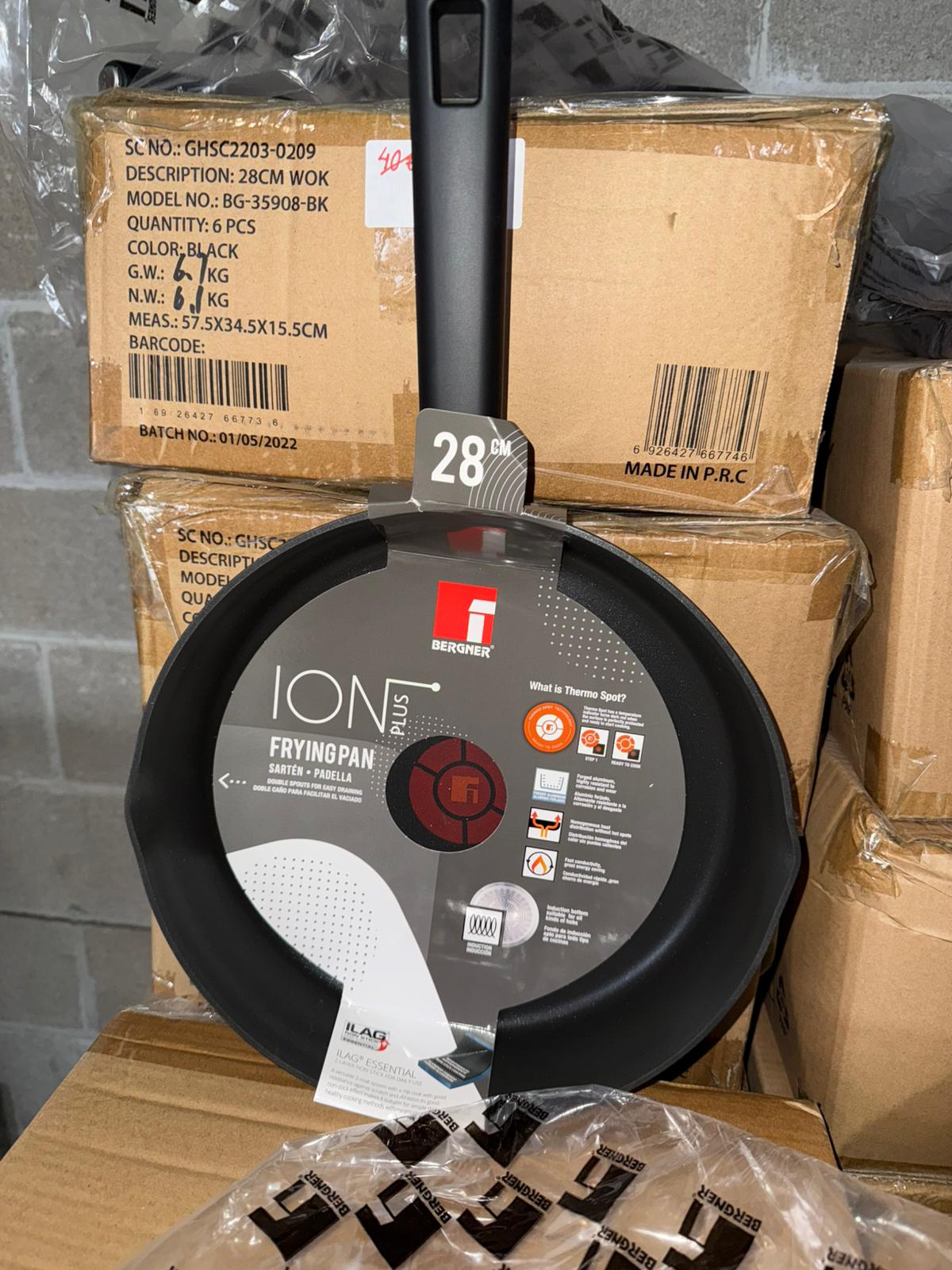 SARTEN/ PAELLA 28X5.7CM ALU FORJADO ION PLUS BG