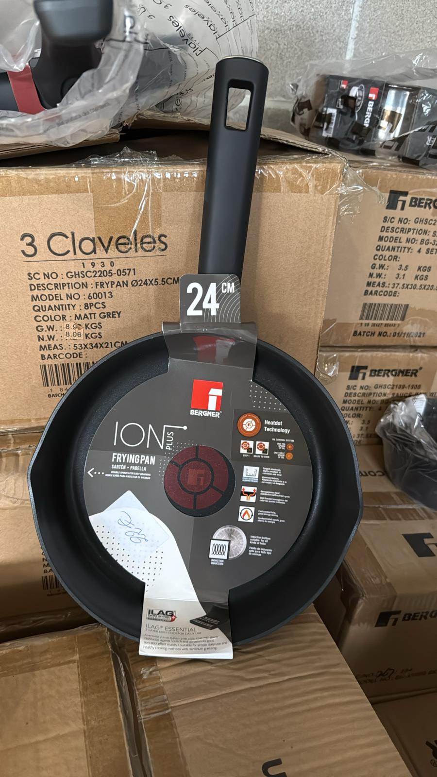 Sarten Ion Plus Bergner 24cm FryingPan