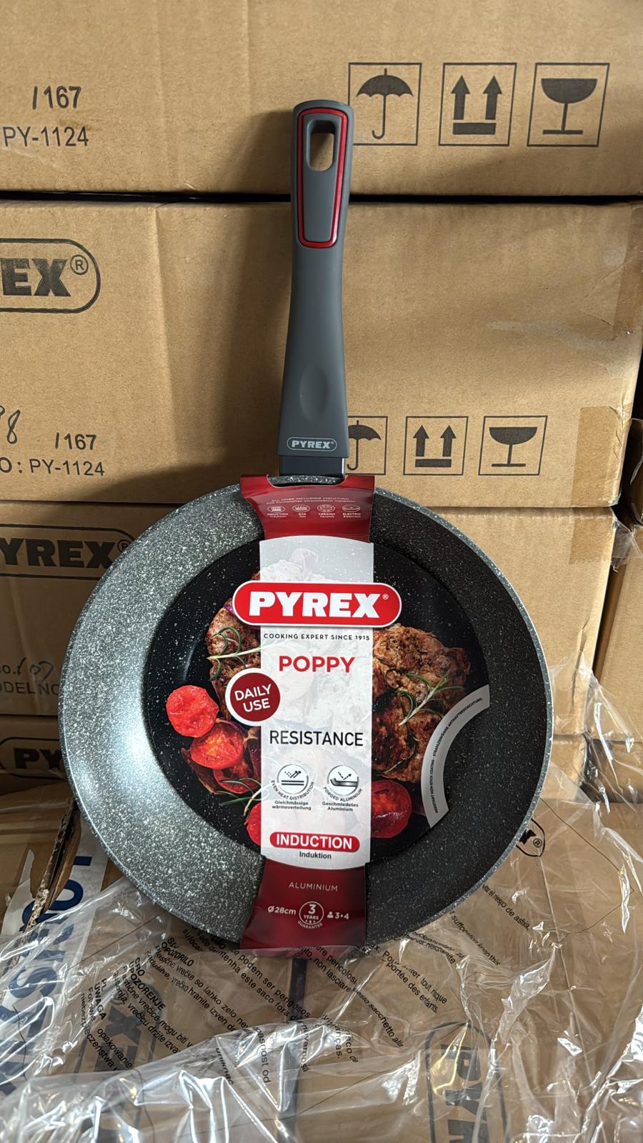 SARTEN 28X5.2CM ALUMINIO FORJADO IND POPPY PYREX