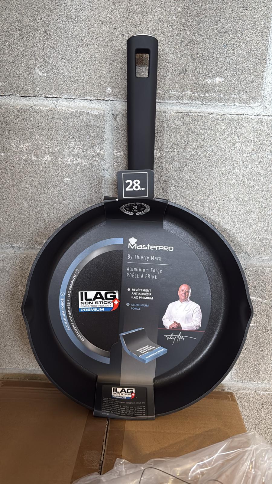 SARTEN 28X5.7X46.5CM ALU FORJADO IND MASTERPRO BY THIERRY MARX MP