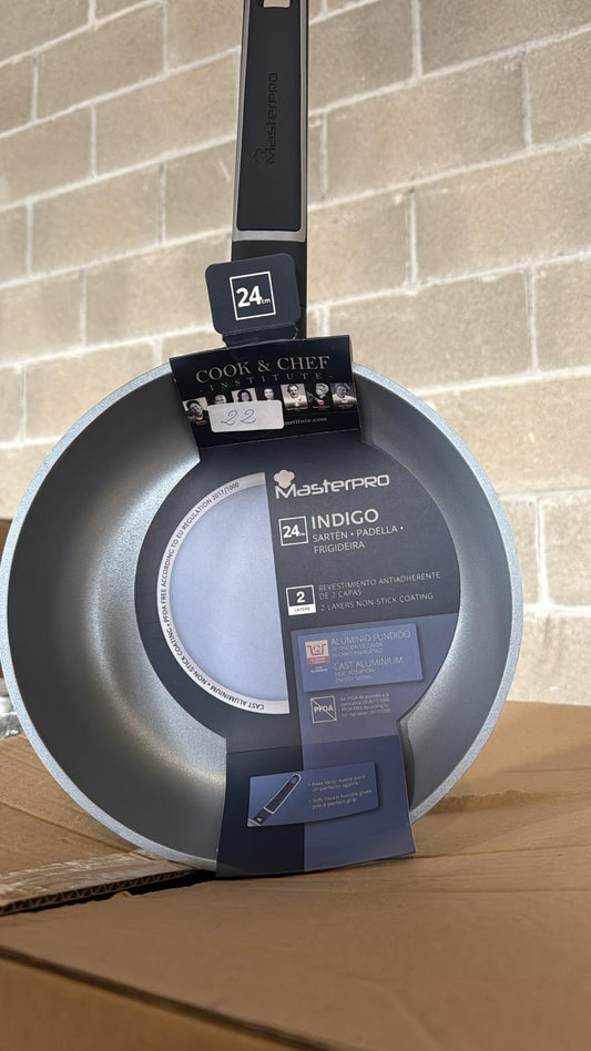 SARTEN 26cm ALUMINIO FUNDIDO IND INDIGO MP