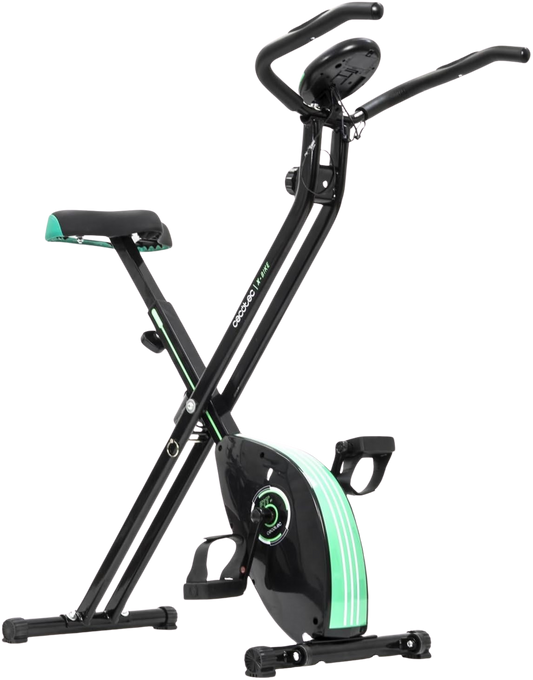 Cecotec Bicicleta Estática Plegable con Volante de Inercia de 2,5 Kg X-Bike
