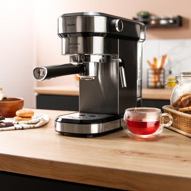 Cafelizzia 790 Steel DUO Cafetera express para espressos y cappuccinos