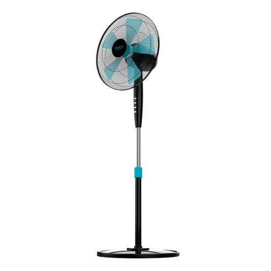 EnergySilence 510. Ventilador de Pie, 40 W, 5 Aspas de 40 cm de diámetro, Oscilante, 3 Velocidades