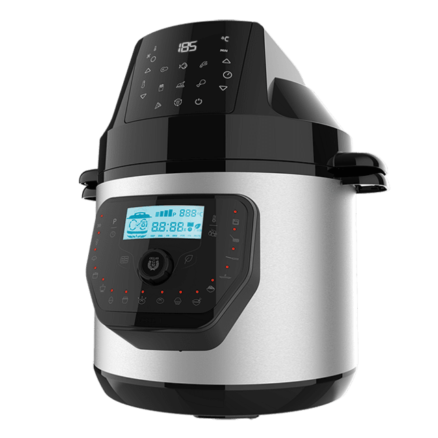 Olla programable Olla GM H Deluxe Fry de 6 litros de capacidad con cabezal freidora aire y báscula