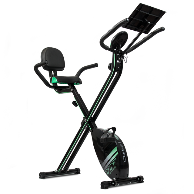 X-Bike Pro. Bicicleta Estática Plegable con Volante de Inercia de 2,5 Kg y Sistema Silence Fit